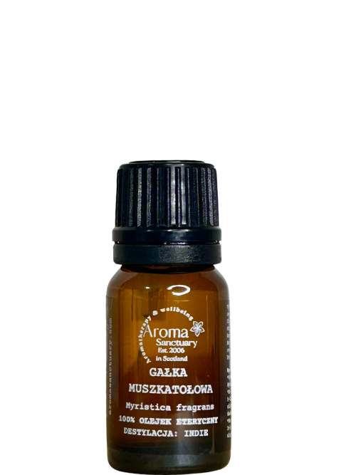 100% Olejek eteryczny z Gałki Muszkatołowej ( Myristica fragrans ) 10 ml