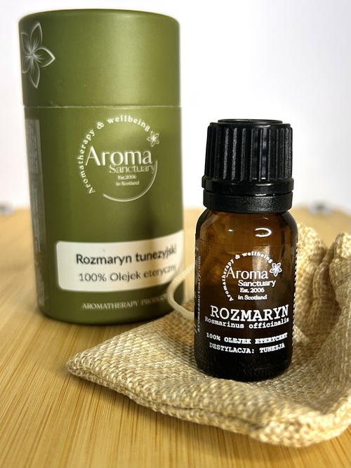 100% Olejek eteryczny z Rozmarynu ( Rosmarinus officinalis ) 10ml
