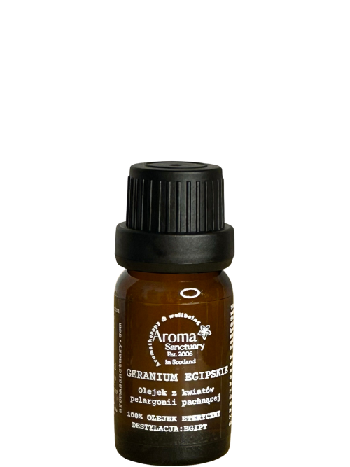 100% Olejek eteryczny z Geranium Egipskiego (Pelargonium graveolens) 10 ml