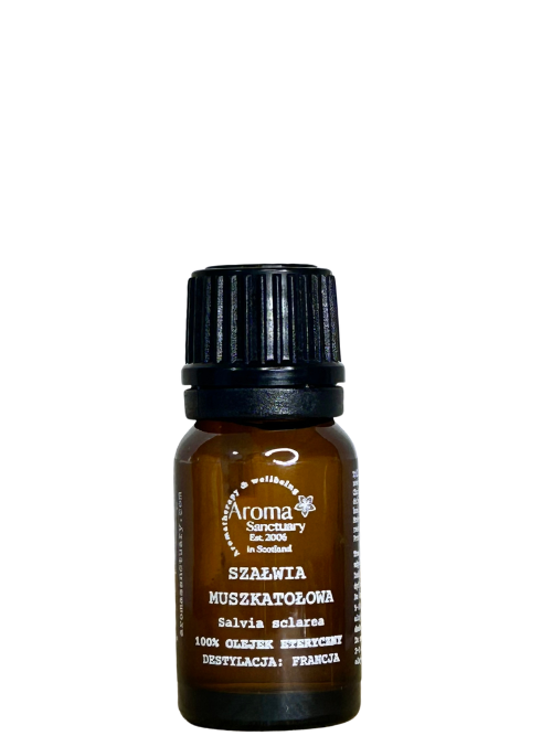 100% Olejek eteryczny z Szałwii Muszkatołowej (Salvia sclarea) 10 ml