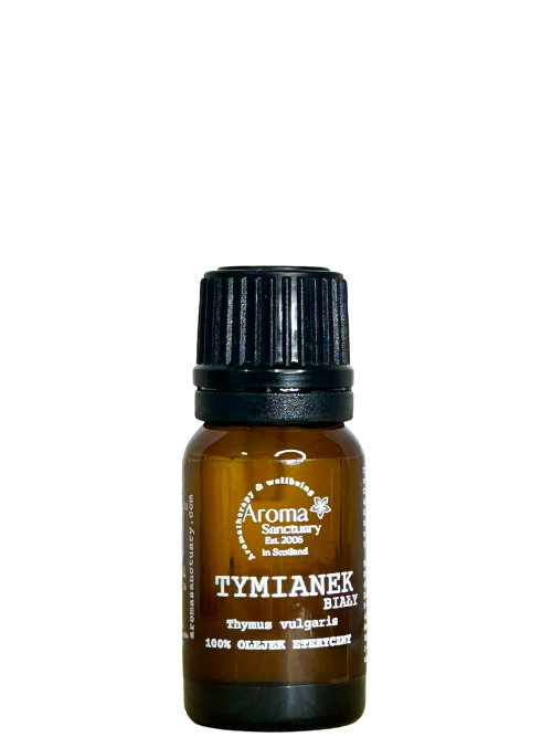 100% Olejek eteryczny z Tymianku Białego (Thymus vulgaris) 10 ml