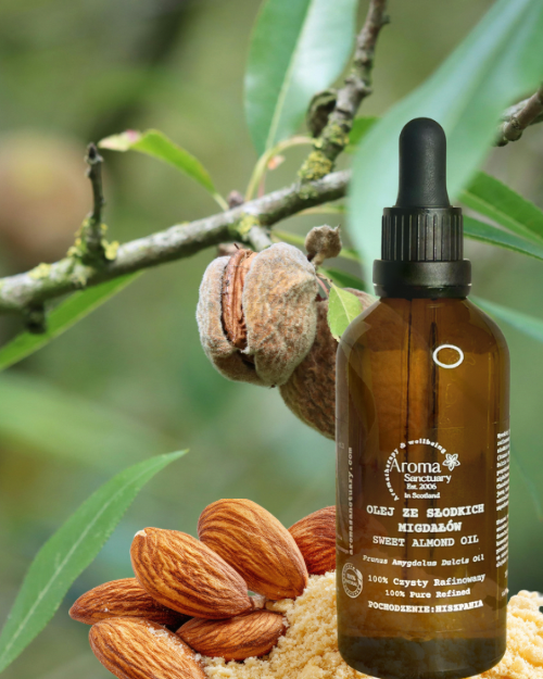 Olej ze Słodkich Migdałów – 100% czysty surowiec kosmetyczny 100 ml